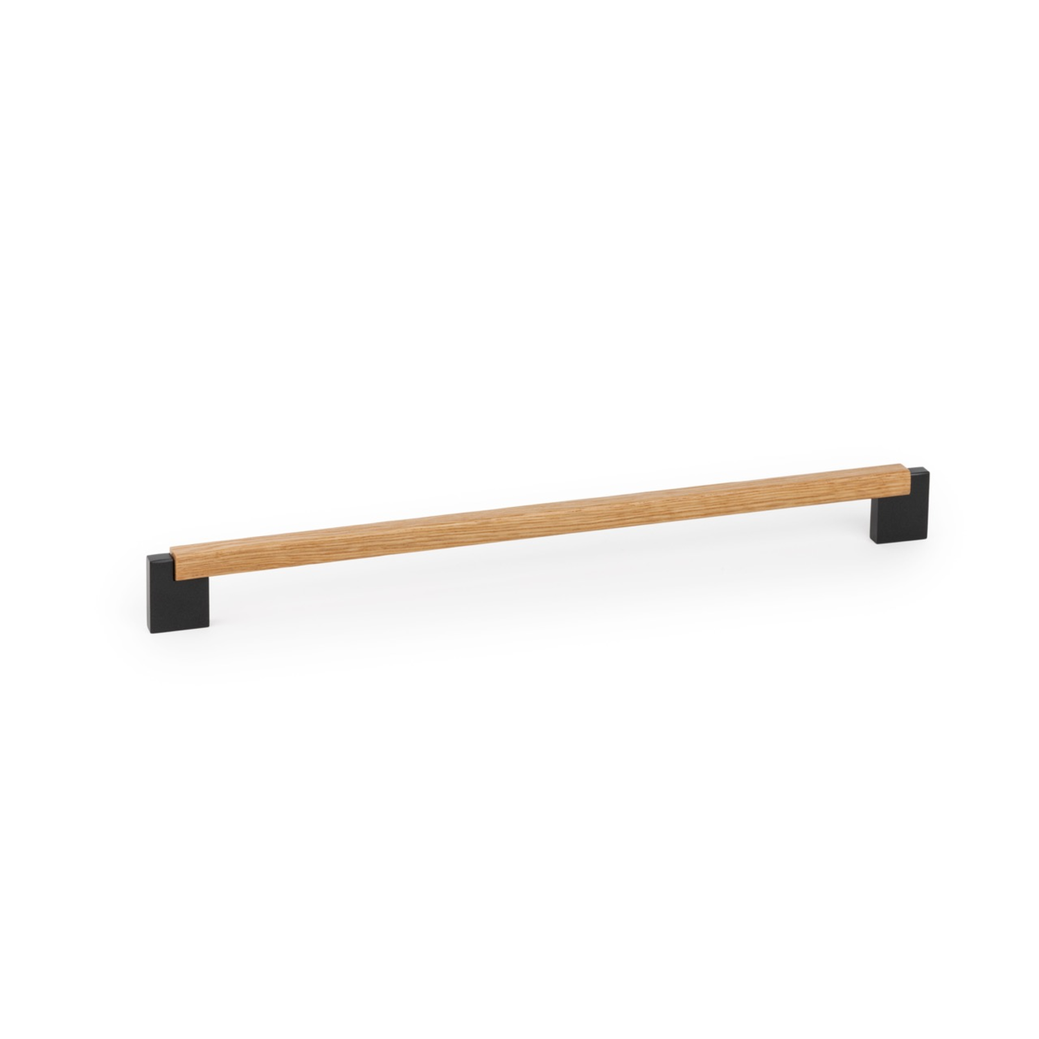 Greep DUO BA320 L354.6 hout / aluminium zwart / eik